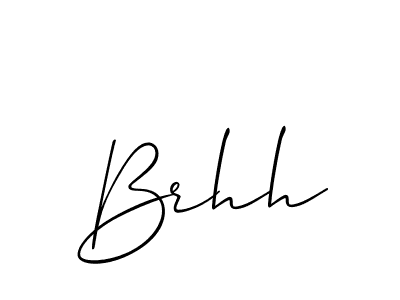 You should practise on your own different ways (Allison_Script) to write your name (Brhh) in signature. don't let someone else do it for you. Brhh signature style 2 images and pictures png