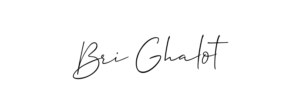 Check out images of Autograph of Bri Ghalot name. Actor Bri Ghalot Signature Style. Allison_Script is a professional sign style online. Bri Ghalot signature style 2 images and pictures png