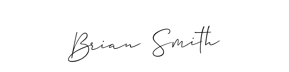 Create a beautiful signature design for name Brian  Smith. With this signature (Allison_Script) fonts, you can make a handwritten signature for free. Brian  Smith signature style 2 images and pictures png