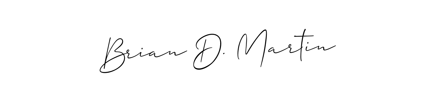 How to make Brian D. Martin signature? Allison_Script is a professional autograph style. Create handwritten signature for Brian D. Martin name. Brian D. Martin signature style 2 images and pictures png