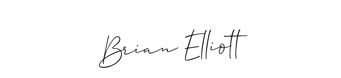 It looks lik you need a new signature style for name Brian Elliott. Design unique handwritten (Allison_Script) signature with our free signature maker in just a few clicks. Brian Elliott signature style 2 images and pictures png