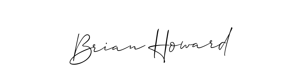 Also You can easily find your signature by using the search form. We will create Brian Howard name handwritten signature images for you free of cost using Allison_Script sign style. Brian Howard signature style 2 images and pictures png