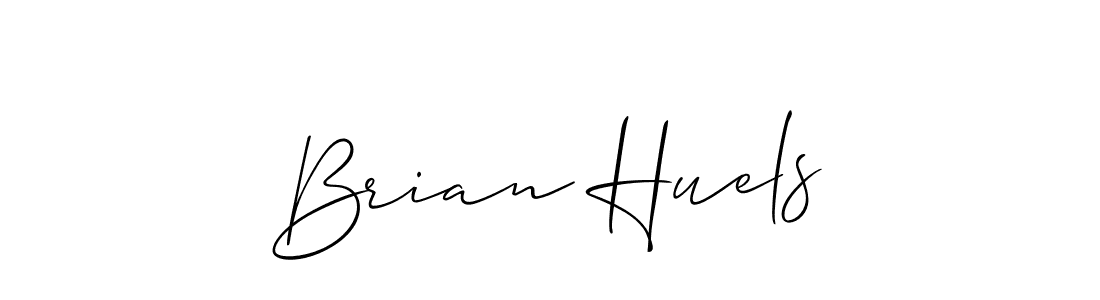 How to make Brian Huels name signature. Use Allison_Script style for creating short signs online. This is the latest handwritten sign. Brian Huels signature style 2 images and pictures png