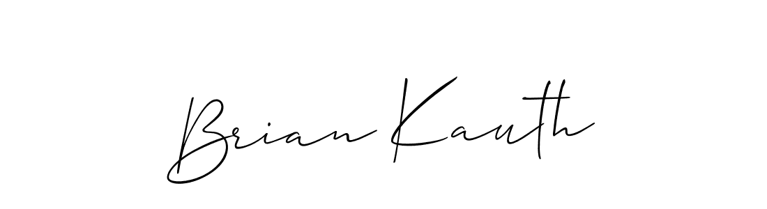 Design your own signature with our free online signature maker. With this signature software, you can create a handwritten (Allison_Script) signature for name Brian Kauth. Brian Kauth signature style 2 images and pictures png