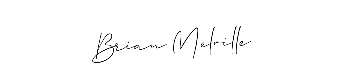 It looks lik you need a new signature style for name Brian Melville. Design unique handwritten (Allison_Script) signature with our free signature maker in just a few clicks. Brian Melville signature style 2 images and pictures png