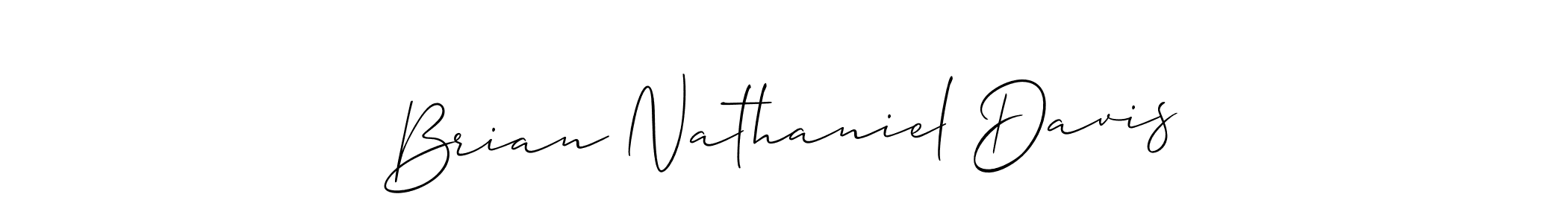 Similarly Allison_Script is the best handwritten signature design. Signature creator online .You can use it as an online autograph creator for name Brian Nathaniel Davis. Brian Nathaniel Davis signature style 2 images and pictures png