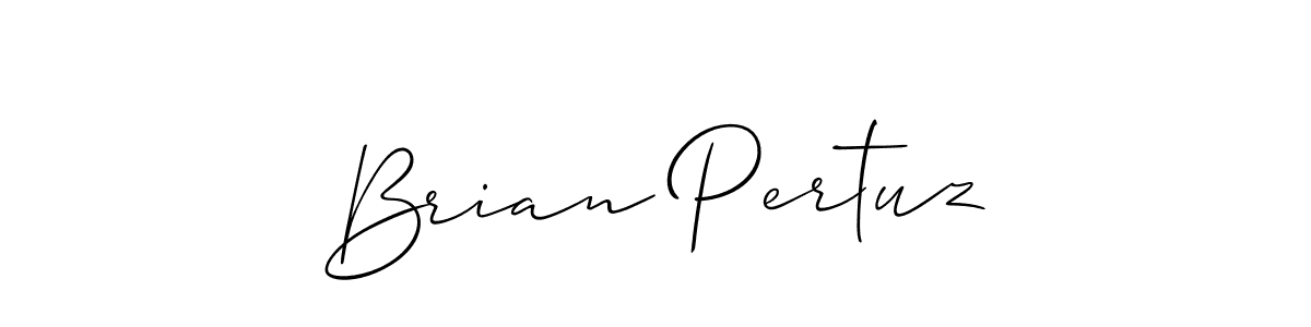 It looks lik you need a new signature style for name Brian Pertuz. Design unique handwritten (Allison_Script) signature with our free signature maker in just a few clicks. Brian Pertuz signature style 2 images and pictures png