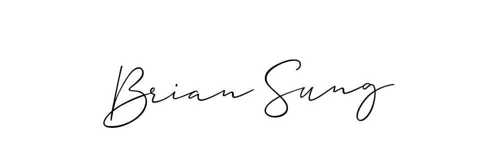 Make a beautiful signature design for name Brian Sung. Use this online signature maker to create a handwritten signature for free. Brian Sung signature style 2 images and pictures png