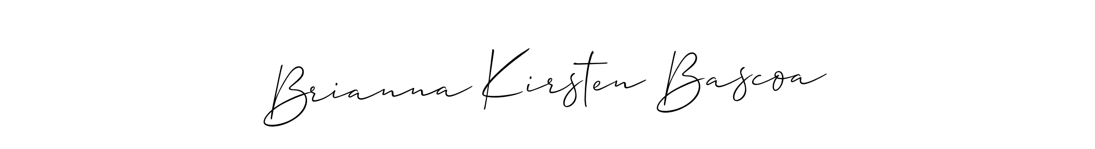 The best way (Allison_Script) to make a short signature is to pick only two or three words in your name. The name Brianna Kirsten Bascoa include a total of six letters. For converting this name. Brianna Kirsten Bascoa signature style 2 images and pictures png
