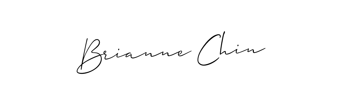 The best way (Allison_Script) to make a short signature is to pick only two or three words in your name. The name Brianne Chin include a total of six letters. For converting this name. Brianne Chin signature style 2 images and pictures png