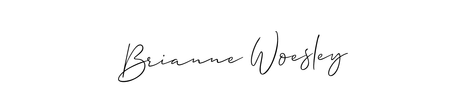 Also we have Brianne Woesley name is the best signature style. Create professional handwritten signature collection using Allison_Script autograph style. Brianne Woesley signature style 2 images and pictures png