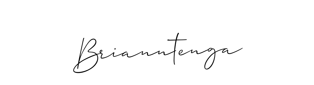 Make a beautiful signature design for name Brianntenga. With this signature (Allison_Script) style, you can create a handwritten signature for free. Brianntenga signature style 2 images and pictures png