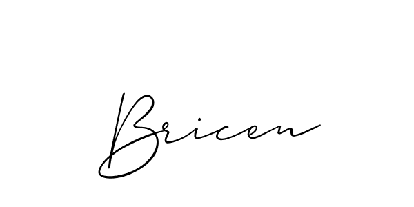 Best and Professional Signature Style for Bricen. Allison_Script Best Signature Style Collection. Bricen signature style 2 images and pictures png