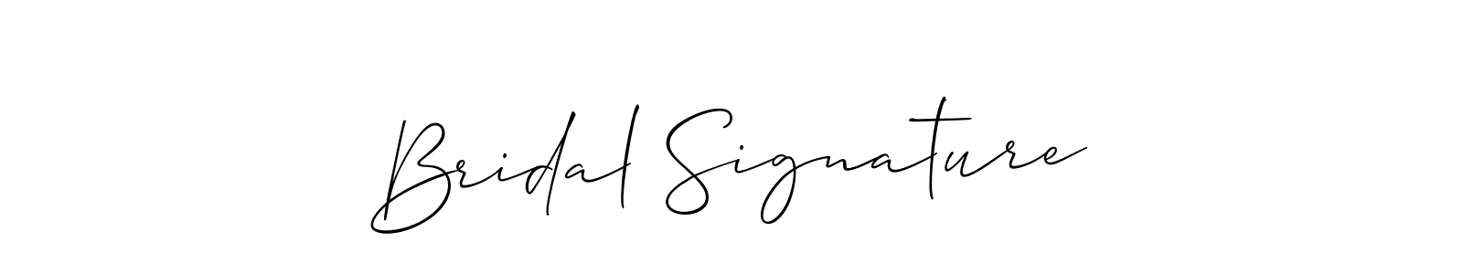 Make a beautiful signature design for name Bridal Signature. Use this online signature maker to create a handwritten signature for free. Bridal Signature signature style 2 images and pictures png