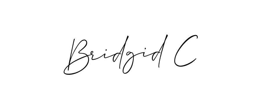 Here are the top 10 professional signature styles for the name Bridgid C. These are the best autograph styles you can use for your name. Bridgid C signature style 2 images and pictures png