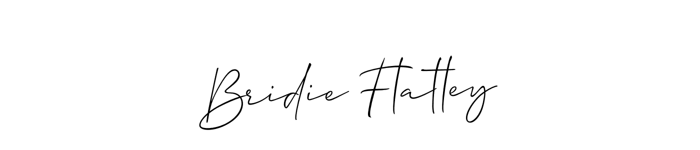 Once you've used our free online signature maker to create your best signature Allison_Script style, it's time to enjoy all of the benefits that Bridie Flatley name signing documents. Bridie Flatley signature style 2 images and pictures png