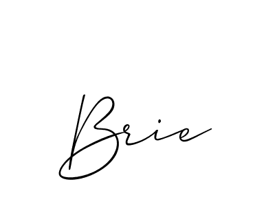 Use a signature maker to create a handwritten signature online. With this signature software, you can design (Allison_Script) your own signature for name Brie. Brie signature style 2 images and pictures png