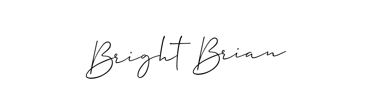 This is the best signature style for the Bright Brian name. Also you like these signature font (Allison_Script). Mix name signature. Bright Brian signature style 2 images and pictures png