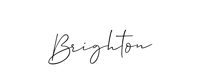 Best and Professional Signature Style for Brighton. Allison_Script Best Signature Style Collection. Brighton signature style 2 images and pictures png