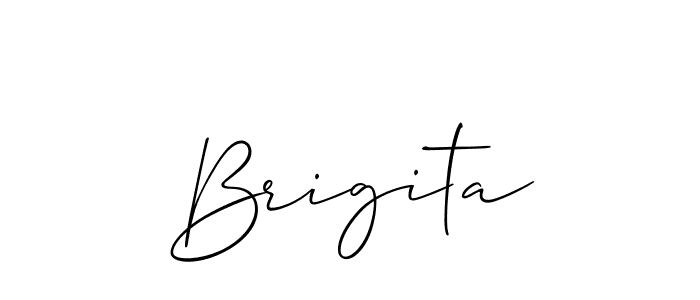 Best and Professional Signature Style for Brigita. Allison_Script Best Signature Style Collection. Brigita signature style 2 images and pictures png