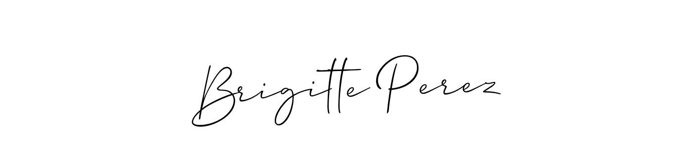 Make a short Brigitte Perez signature style. Manage your documents anywhere anytime using Allison_Script. Create and add eSignatures, submit forms, share and send files easily. Brigitte Perez signature style 2 images and pictures png