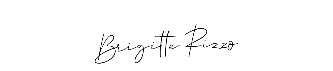 Use a signature maker to create a handwritten signature online. With this signature software, you can design (Allison_Script) your own signature for name Brigitte Rizzo. Brigitte Rizzo signature style 2 images and pictures png