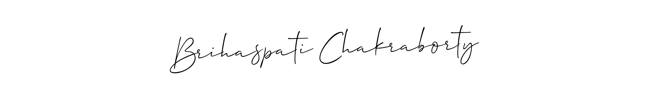 Allison_Script is a professional signature style that is perfect for those who want to add a touch of class to their signature. It is also a great choice for those who want to make their signature more unique. Get Brihaspati Chakraborty name to fancy signature for free. Brihaspati Chakraborty signature style 2 images and pictures png
