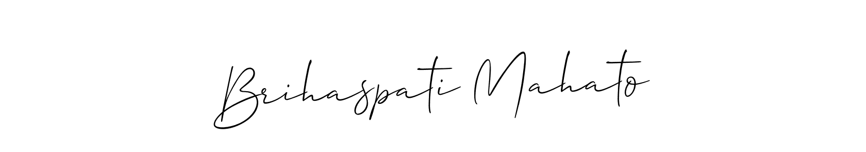 if you are searching for the best signature style for your name Brihaspati Mahato. so please give up your signature search. here we have designed multiple signature styles  using Allison_Script. Brihaspati Mahato signature style 2 images and pictures png