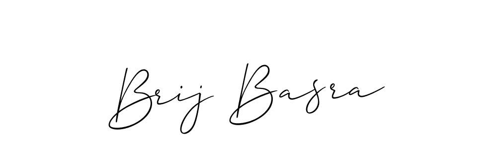 Also You can easily find your signature by using the search form. We will create Brij Basra name handwritten signature images for you free of cost using Allison_Script sign style. Brij Basra signature style 2 images and pictures png