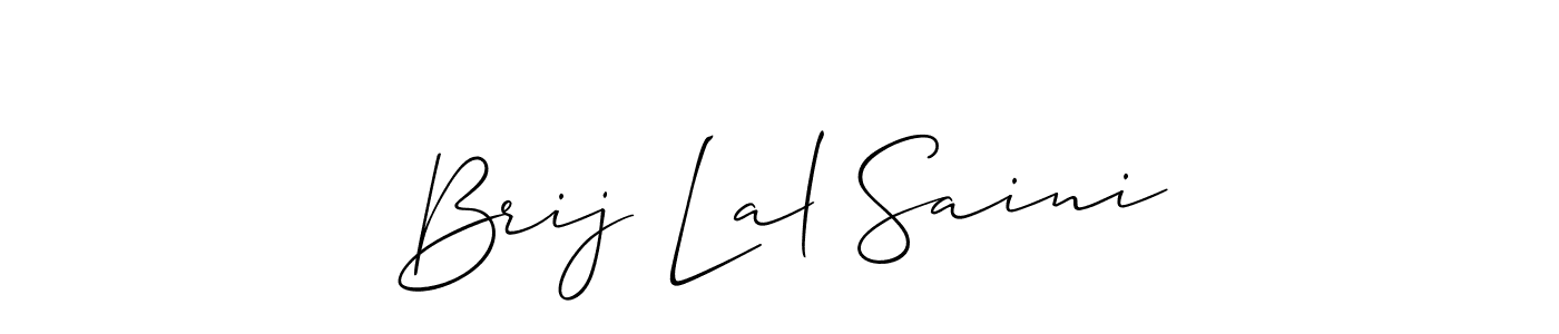See photos of Brij Lal Saini official signature by Spectra . Check more albums & portfolios. Read reviews & check more about Allison_Script font. Brij Lal Saini signature style 2 images and pictures png