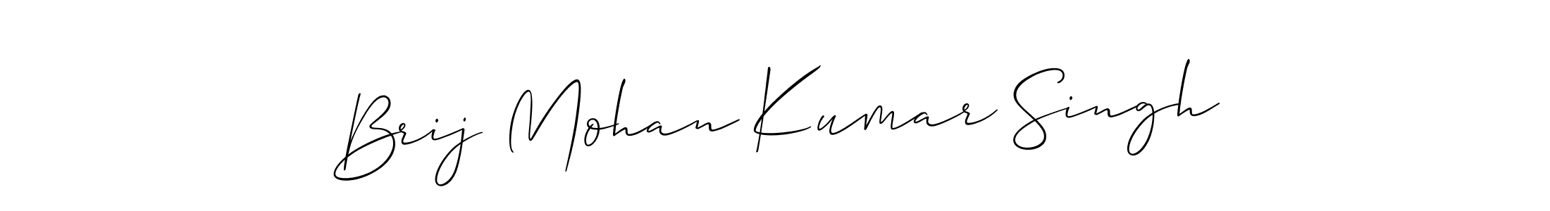 Brij Mohan Kumar Singh stylish signature style. Best Handwritten Sign (Allison_Script) for my name. Handwritten Signature Collection Ideas for my name Brij Mohan Kumar Singh. Brij Mohan Kumar Singh signature style 2 images and pictures png