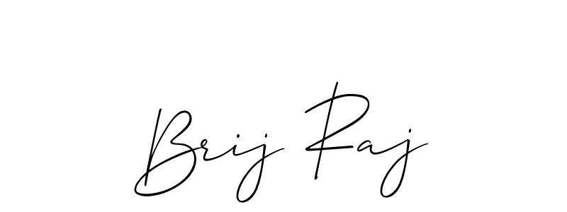 The best way (Allison_Script) to make a short signature is to pick only two or three words in your name. The name Brij Raj include a total of six letters. For converting this name. Brij Raj signature style 2 images and pictures png