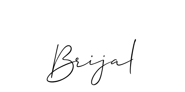 How to make Brijal name signature. Use Allison_Script style for creating short signs online. This is the latest handwritten sign. Brijal signature style 2 images and pictures png