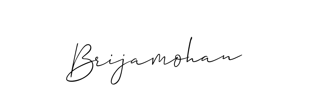 Best and Professional Signature Style for Brijamohan. Allison_Script Best Signature Style Collection. Brijamohan signature style 2 images and pictures png