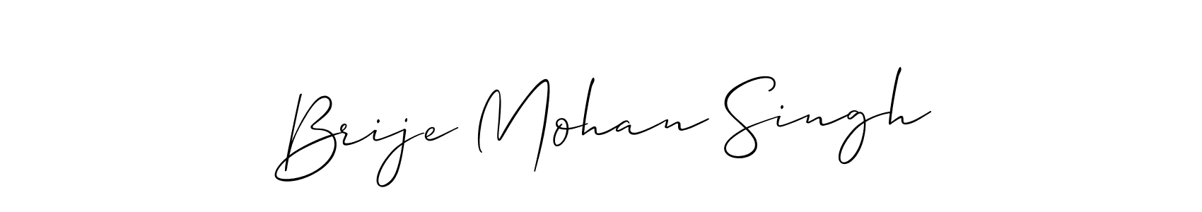 You should practise on your own different ways (Allison_Script) to write your name (Brije Mohan Singh) in signature. don't let someone else do it for you. Brije Mohan Singh signature style 2 images and pictures png