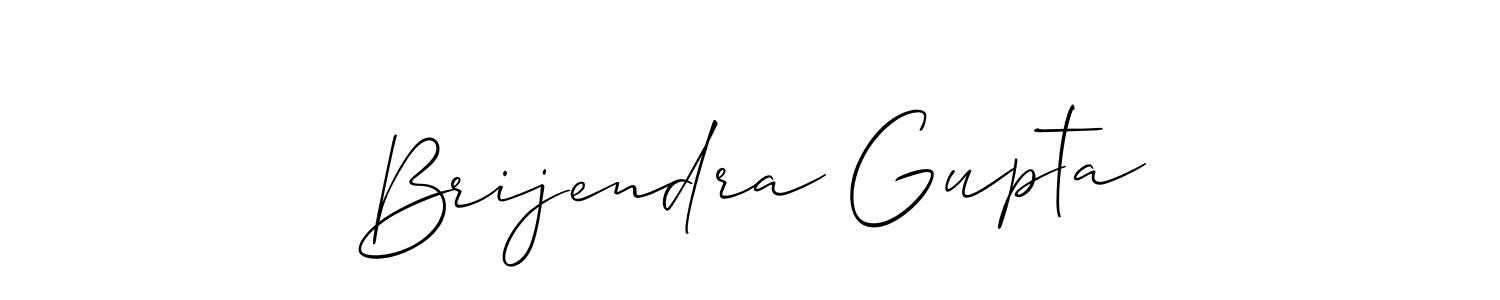 It looks lik you need a new signature style for name Brijendra Gupta. Design unique handwritten (Allison_Script) signature with our free signature maker in just a few clicks. Brijendra Gupta signature style 2 images and pictures png