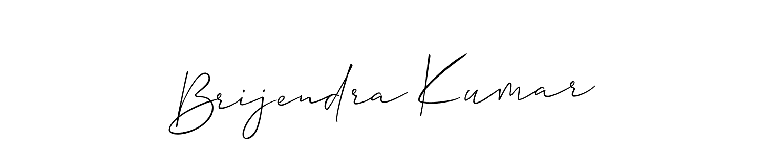 Brijendra Kumar stylish signature style. Best Handwritten Sign (Allison_Script) for my name. Handwritten Signature Collection Ideas for my name Brijendra Kumar. Brijendra Kumar signature style 2 images and pictures png