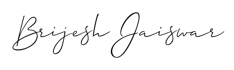 Make a short Brijesh Jaiswar signature style. Manage your documents anywhere anytime using Allison_Script. Create and add eSignatures, submit forms, share and send files easily. Brijesh Jaiswar signature style 2 images and pictures png