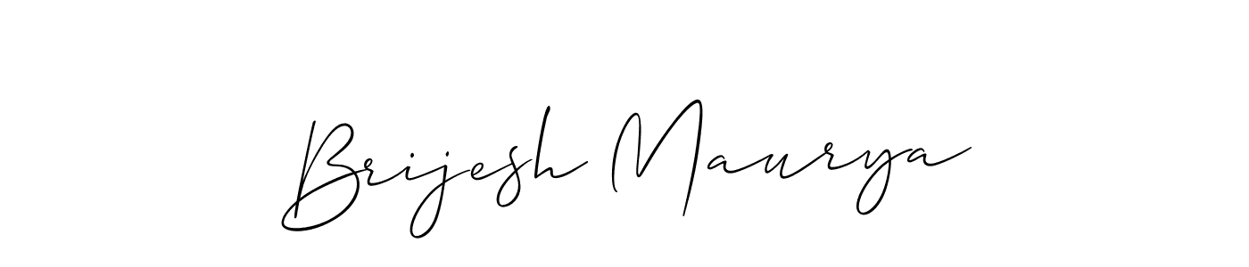 This is the best signature style for the Brijesh Maurya name. Also you like these signature font (Allison_Script). Mix name signature. Brijesh Maurya signature style 2 images and pictures png