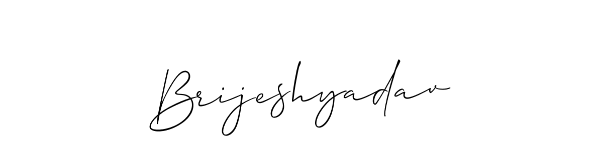 Also we have Brijeshyadav name is the best signature style. Create professional handwritten signature collection using Allison_Script autograph style. Brijeshyadav signature style 2 images and pictures png