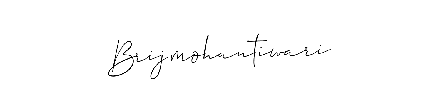 Brijmohantiwari stylish signature style. Best Handwritten Sign (Allison_Script) for my name. Handwritten Signature Collection Ideas for my name Brijmohantiwari. Brijmohantiwari signature style 2 images and pictures png
