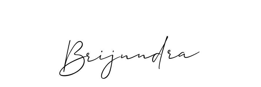 How to make Brijnndra signature? Allison_Script is a professional autograph style. Create handwritten signature for Brijnndra name. Brijnndra signature style 2 images and pictures png