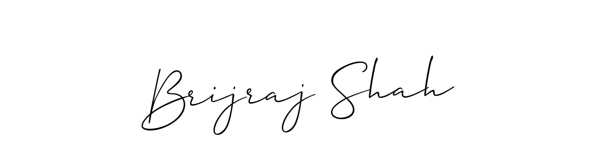 The best way (Allison_Script) to make a short signature is to pick only two or three words in your name. The name Brijraj Shah include a total of six letters. For converting this name. Brijraj Shah signature style 2 images and pictures png