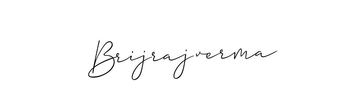 Design your own signature with our free online signature maker. With this signature software, you can create a handwritten (Allison_Script) signature for name Brijrajverma. Brijrajverma signature style 2 images and pictures png