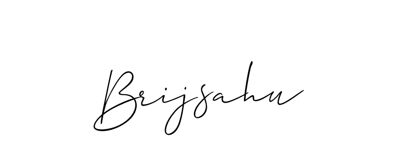 How to Draw Brijsahu signature style? Allison_Script is a latest design signature styles for name Brijsahu. Brijsahu signature style 2 images and pictures png