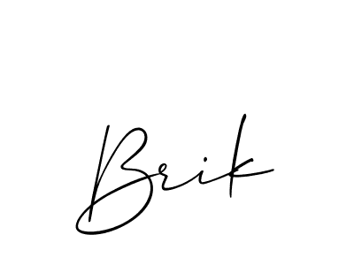 Best and Professional Signature Style for Brik. Allison_Script Best Signature Style Collection. Brik signature style 2 images and pictures png