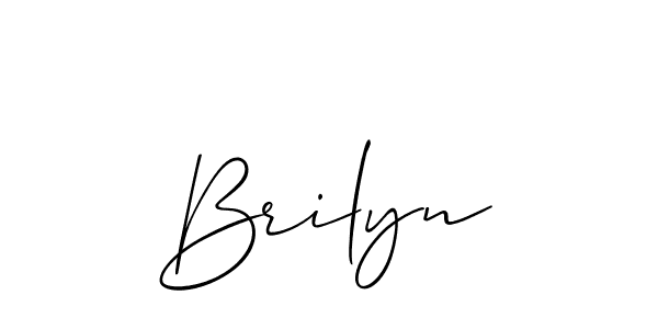 Also You can easily find your signature by using the search form. We will create Brilyn name handwritten signature images for you free of cost using Allison_Script sign style. Brilyn signature style 2 images and pictures png