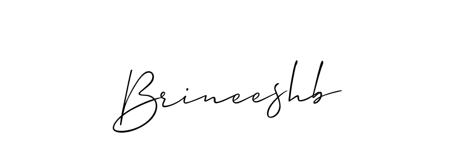 Make a short Brineeshb signature style. Manage your documents anywhere anytime using Allison_Script. Create and add eSignatures, submit forms, share and send files easily. Brineeshb signature style 2 images and pictures png