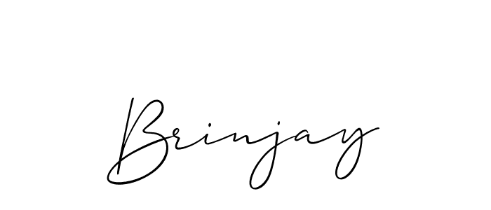 Make a short Brinjay signature style. Manage your documents anywhere anytime using Allison_Script. Create and add eSignatures, submit forms, share and send files easily. Brinjay signature style 2 images and pictures png