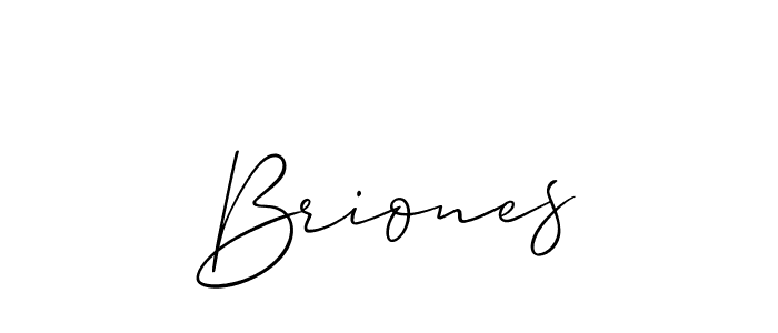 Best and Professional Signature Style for Briones. Allison_Script Best Signature Style Collection. Briones signature style 2 images and pictures png